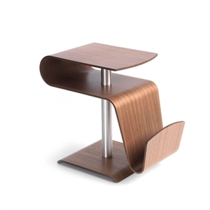 Conform - Timeout sidebord - Fineret valnød - Mål: H54 x D66 x B35 cm.